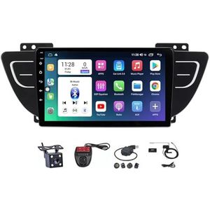 Android 12 2 DIN Autoradio Stereo 9 Inch Screen Voor Geely Atlas NL-3 2016-2020 Carplay Android Auto/GPS-navigatie BT Handenvrij/RDS FM AM Radio/Voice Control/Stuurbediening (Color : M300S 4G+WIFI 3G