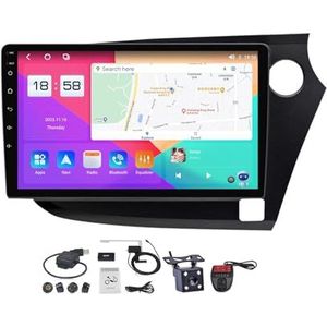 9"" Android 12 Multimedia Stereo Auto Video Speler Voor Honda Insight 2 LHD RHD 2009-2014 Ondersteunt Stuurbediening/Navigatie GPS FM RDS Radio/Carplay Android Auto/BT/Stuurbediening (Color : R, Size