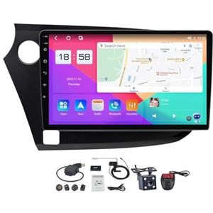 9"" Android 12 Multimedia Stereo Auto Video Speler Voor Honda Insight 2 LHD RHD 2009-2014 Ondersteunt Stuurbediening/Navigatie GPS FM RDS Radio/Carplay Android Auto/BT/Stuurbediening (Color : L, Size