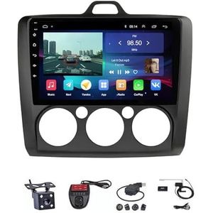 Voor Ford Focus 2 Mk2 2004-2011 9"" Android 12 Multimedia Stereo Auto Video Speler Ondersteunt Stuurbediening/Navigatie GPS FM AM RDS Radio/Carplay Android Auto/Bluetooth 5.0/DVR (Color : M700S 4G+WIF