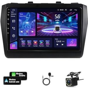 Android Auto Touchscreen Stereo Voor Suzuki Swift 2016-2020 9 ''Touchscreen Multimedia Auto Accessoires Touchscreen Auto Stereo met Bluetooth GPS Ondersteuning Spiegel Link SWC (Color : Y4 4G+WIFI