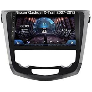 Android 10 Dubbel Din Auto Stereo 10 Inch Digitaal Scherm Car Audio Speler Met FM Radio Voor Nissan Qashqai X-Trail 2007-2013 Met GPS Ondersteuning Bluetooth Spiegel Link/Stuurbediening (Color : 4G+W