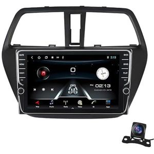 Android 12.0 2 Din Autoradio 9"" Touchscreen Auto Stereo Voor Suzuki S-cross 2012-2016 Met Draadloze Carplay Android Auto GPS Navigatie AHD Omgekeerd Beeld Stuurwielbediening (Size : K700S(8G+128G))