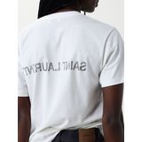 Saint Laurent - Reverse - T-shirt - Wit - Katoen