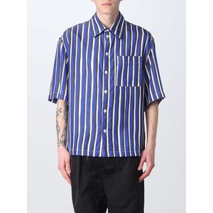 Shortsleeve Shirt - Blauw - Gestreept - Met Knopen