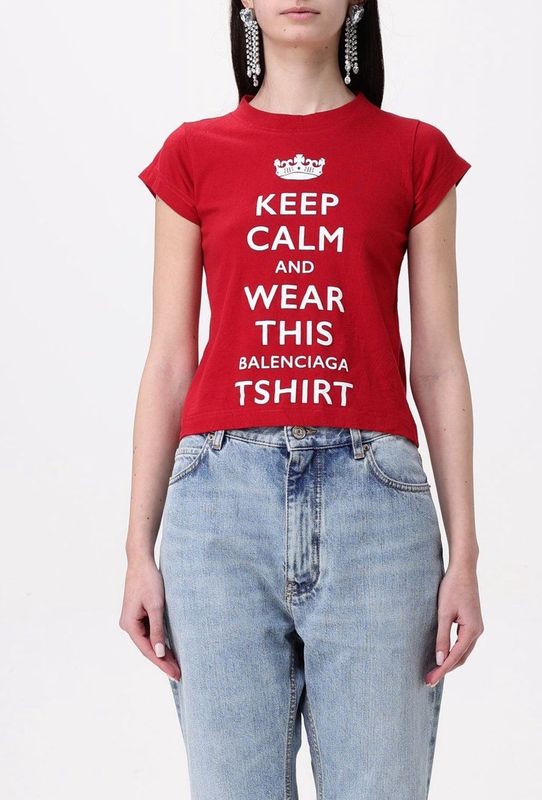 T-shirts - Rood - Graphic Tee Wo