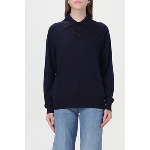 Bottega Veneta, Dames, Tops, Blauw, Maat: L Wol,