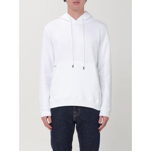 Dondup - Witte Hooded Sweatshirt - Katoen - Met Kangoeroezak