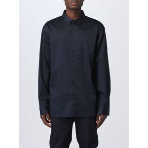 Armani Exchange, Heren, Overhemden, Blauw, Maat: M Katoen,