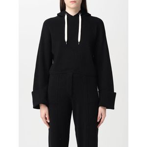 Brunello Cucinelli, Dames, Sweatshirts & Hoodies, Zwart, Maat: S Wol,