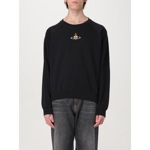 Vivienne Westwood - Zwarte Crew Neck Sweatshirt - Heren - Katoen