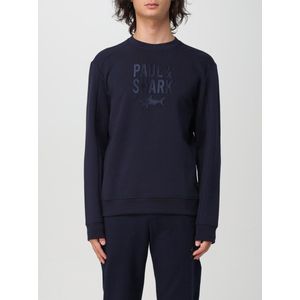 Paul & Shark - Logo Sweatshirt - Blauw - Katoenmix - Lange Mouwen