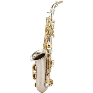 saxofoon kit Eb Altsaxofoon E-Flat Vernikkeld Gouden Sleutel Muziekinstrument Met Koffer Een Set Met Accessoires (Color : Other)