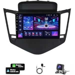 Android 11 Auto Bluetooth Radio 9 Inch Touchscreen Radio Auto Stereo Voor Chevrolet Cruze J300 2009-2014 Ondersteuning GPS Bluetooth Carplay Wifi Spiegel Link Stuurbediening (Color : Y1E WIFI 4-Core