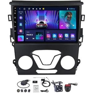 9"" Android 12 Multimedia Stereo Auto Video Speler Voor Ford Mondeo 5 2014-2019 Ondersteunt Stuurbediening/Navigatie GPS FM RDS Radio/Carplay Android Auto/Bluetooth 5.0/Stuurbediening (Size : M100S)