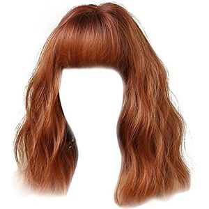 2024 Pruik, 30 cm Tan Hoge Temperatuur Zijde Synthetische Haar Kunstvezel Haar Stijlvol Sexy Mooi voor Dagelijks Party Cosplay Synthetische Pruiken Met Haar Mesh Lace Front Pruiken Echt Haar