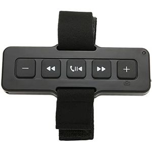 Draadloze Bluetooth-afstandsbediening, Draagbare Bluetooth 5.0 Waterdichte Mediaknop op Afstand met Polsband, Selfie-bediening op Afstand, Oproepen Beantwoorden, Muziek Bedienen