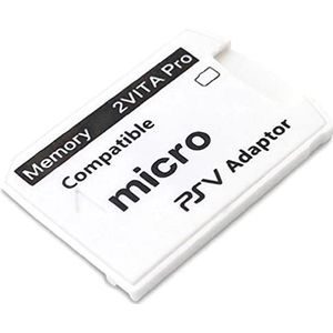 hero-s SD2VITA 6.0 geheugenkaartadapter voor micro-SD-kaart, compatibel met PS Vita, klasse 10, geen garantie