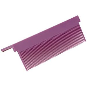 Stijltang Kam, Koolstofvezel Kam Professionele Dichte Tanden Heldere Kleur Salon Kapsalon (Paars)