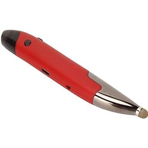 Oplaadbare 2.4G Bluetooth Dual Mode Light Pen Draagbare Draadloze Muis voor Pc (Rood)