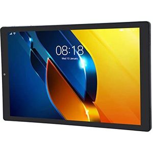 HD Tablet, 5G WiFi 10 Core CPU 10.1 Inch 128GB Tablet 6GB 128GB voor Muziek (EU-stekker)