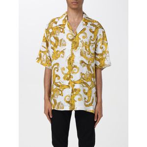 Versace Jeans Couture - Baroque Print Silk Shirt - Veelkleurig - Overhemden