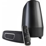 Polk MagniFi Mini Home Cinema Soundbar met Subwoofer voor Surround Sound, 5.1 Dolby Digital, Werkt met Google Assistant, Muziek Streamen via Bluetooth, Ingebouwde Chromecast, Compact Formaat