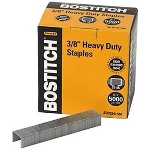 Bostitch nietjes, robuust, 5000 stuks, van staal