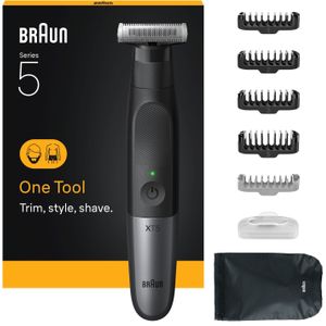 Braun - XT5100 - Baardtrimmer - Zwart/Zilver - 5 Opzetstukken