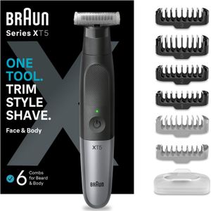 Braun - XT5200 - All-in-One Trimmer - Zwart - Metalen Scheerblad