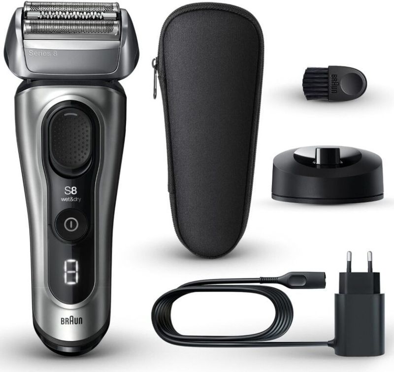 Braun - Series 8 8517s - Elektrisch Scheerapparaat - Zilver - Wet & Dry