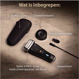 Braun Series 9 Pro+ 9510s Wet & Dry, Folienschaber, Schwarz, Akku, Lithium-Ion (Li-Ion), 60 min, Box