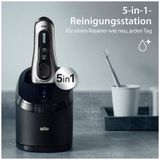 Braun Series 8 8567cc Scheerapparaat met scheerblad Trimmer Zwart, Zilver