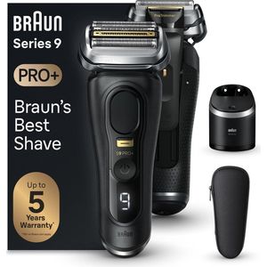 Braun - Series 9 Pro+ - Scheerapparaat - Zilver - Elektrisch