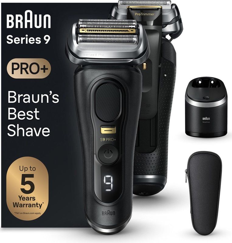 Braun - Series 9 Pro+ - Scheerapparaat - Zilver - Elektrisch