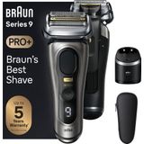 Braun - Series 9 Pro+ Scheerapparaat - Zwart - Draadloos - 100% Waterdicht
