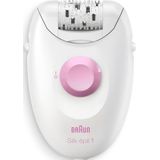 Braun - Silk-épil 1 - Ontharingsapparaat - Wit - Ergonomisch Ontwerp