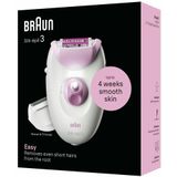 Braun - Se3-031 - Epilator - Wit - Tweezer-systeem - SoftLift Tips