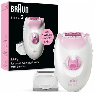 Braun - Se3-031 - Epilator - Wit - Tweezer-systeem - SoftLift Tips