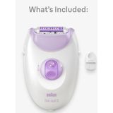 Braun - Silk-épil 3 - Ontharingsapparaat - Wit - Duurzaam ontwerp