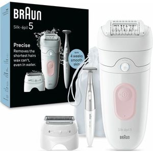 Braun Silk-épil 5 - Ontharingsapparaat - Wit/Roze - MicroGrip Technologie
