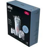 Braun - Silk·épil 5 - Epilator - Wit/Flamingo - Draadloos