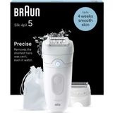 Braun Silk·épil 5 - Epilator met Ladyshave opzetstuk - type 5-041 - Wit/Grijs