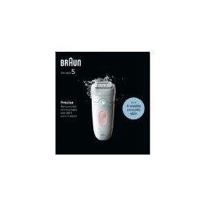 Braun - Silk-épil 5 - Pincet - Roze/Wit - 28 Pincetten - Lithium-Ion Accu