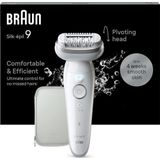 Braun - Silk·épil 9 - Ontharingsapparaat - Wit - Massageroller