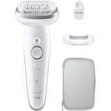 Braun - Silk·épil 9 - Ontharingsapparaat - Wit - Massageroller