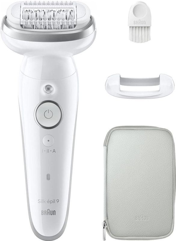 Braun - Silk·épil 9 - Ontharingsapparaat - Wit - Massageroller