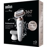 Braun - Epilierer 'Silk-épil 9-030 3D Flex' in Weiß/Rosa Titan 1 St Sonstige