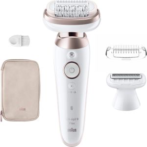 Braun Silk·épil 9 Flex - Epilator met Ladyshave opzetstuk - type 9-030 3D - Wit/Rose Titan