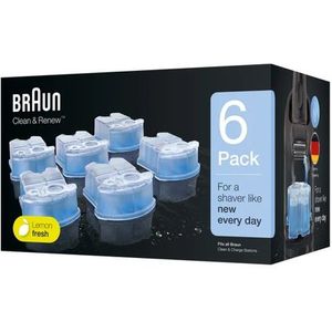 Braun Clean & Renew Reinigingsvloeistof 3-in-1 ShaverCare SmartCare Center - 6 Stuks